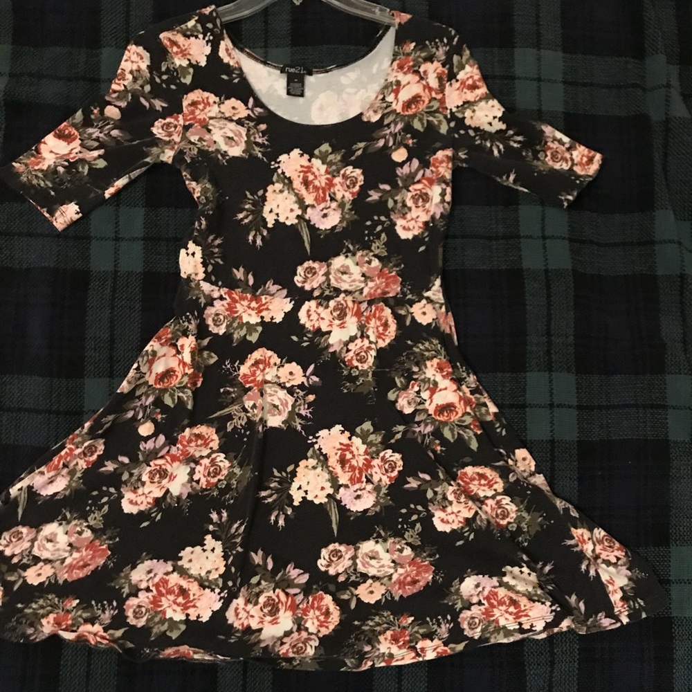 Floral Skater Dress